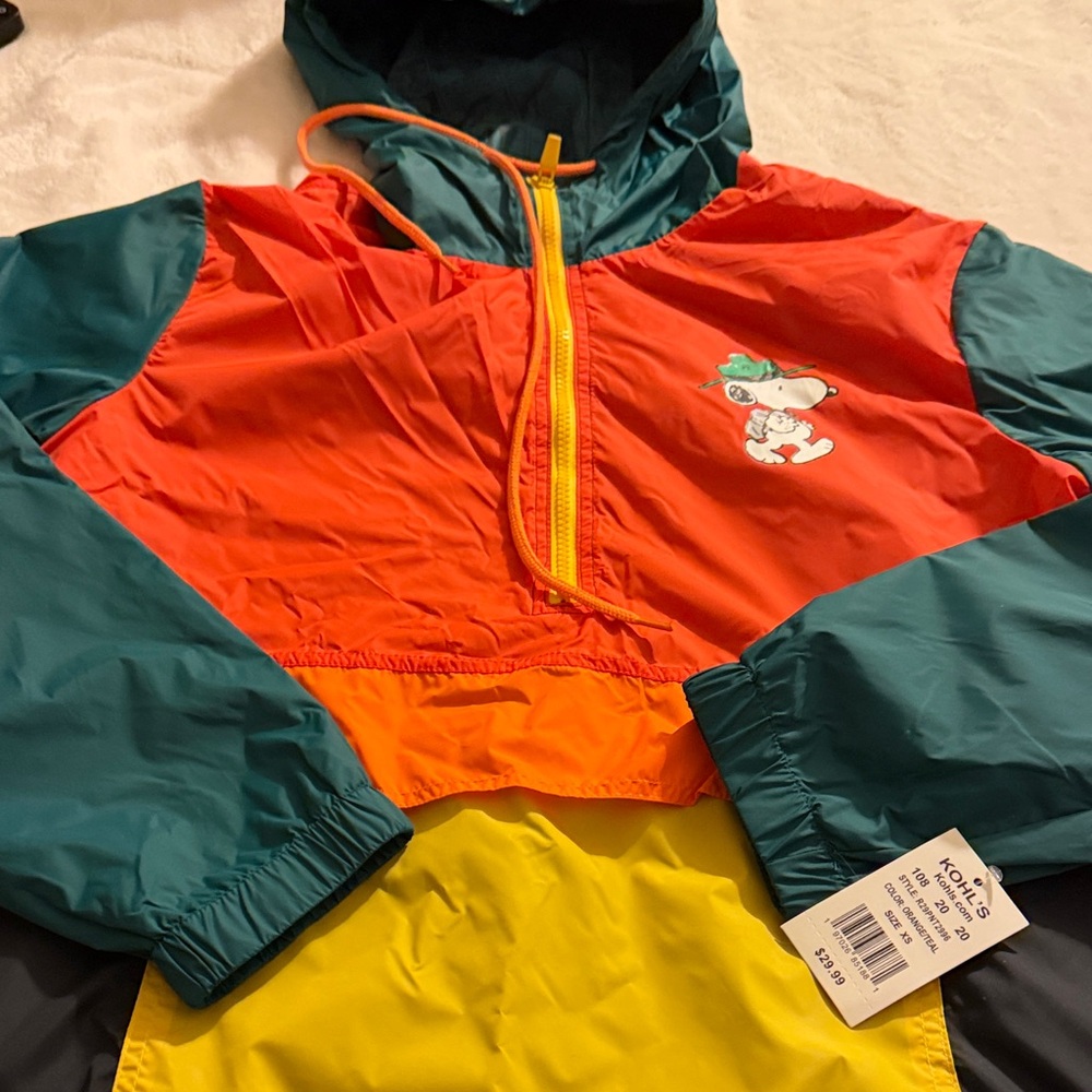 Colorful Snoopy Windbreaker Jacket